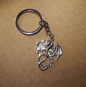 Mini Flying Dragon Pendant Key Holder Keychain